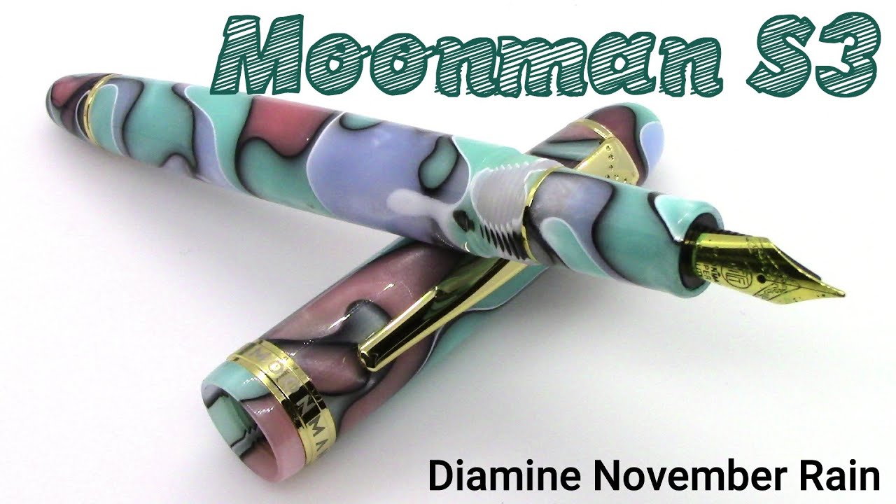 Moonman S3 / Diamine November Rain / Fountain Pen Review