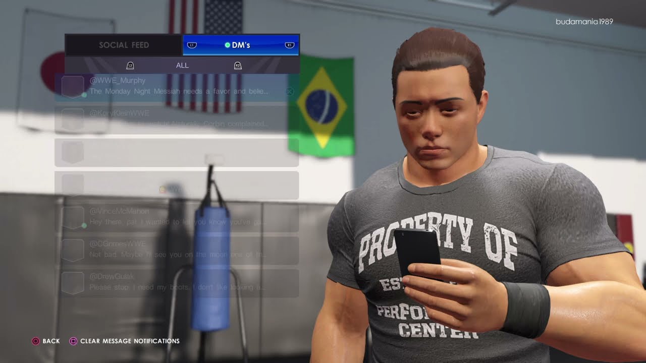 WWE 2K22 Myrise Raw vs Cedric Alexander backstage brawl