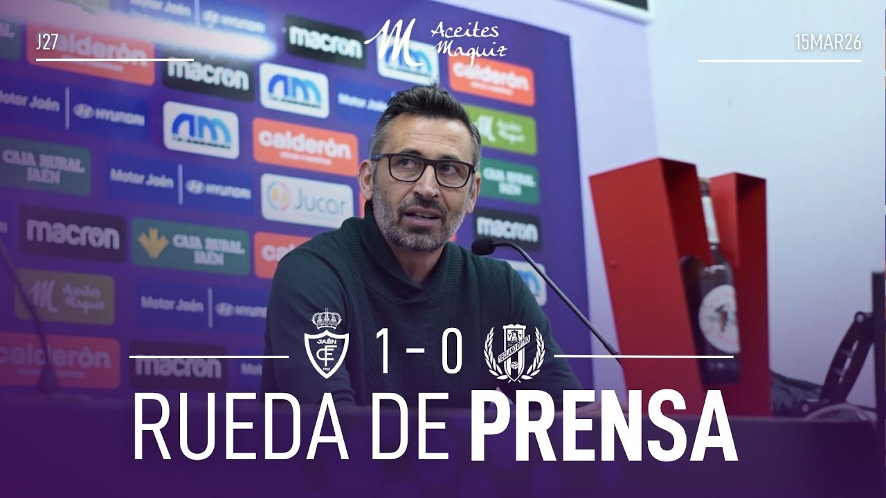RUEDA DE PRENSA I  Real Jaén C.F. vs  Yeclano Deportivo