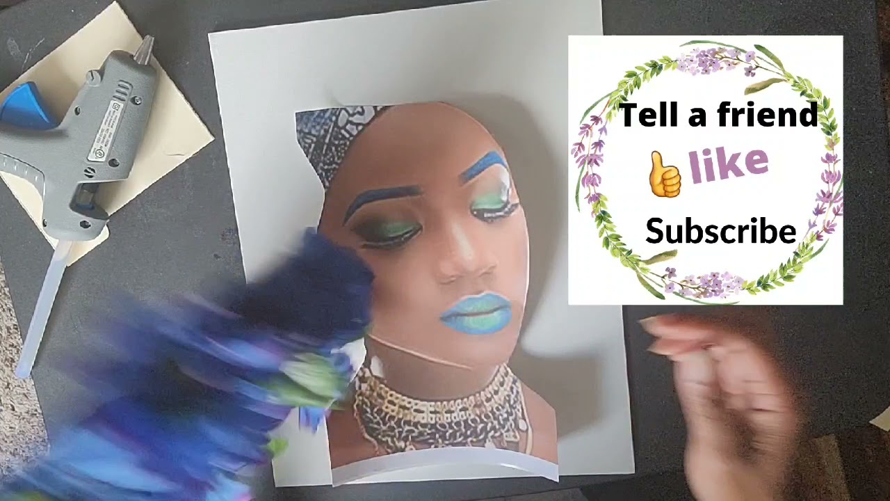 DIVA Flower Wreath on a Canvas Tutorial