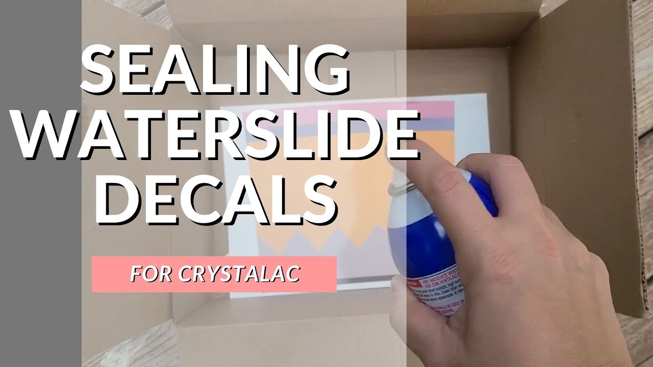 Как закрепить наклейку с водной горкой | Всё, что нужно для чашек CrystaLac
