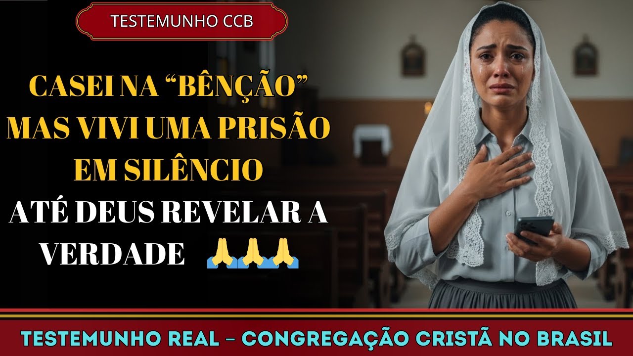 TESTEMUNHO CCB – CASEI NA “BÊNÇÃO”, MAS VIVI UMA PRISÃO EM SILÊNCIO