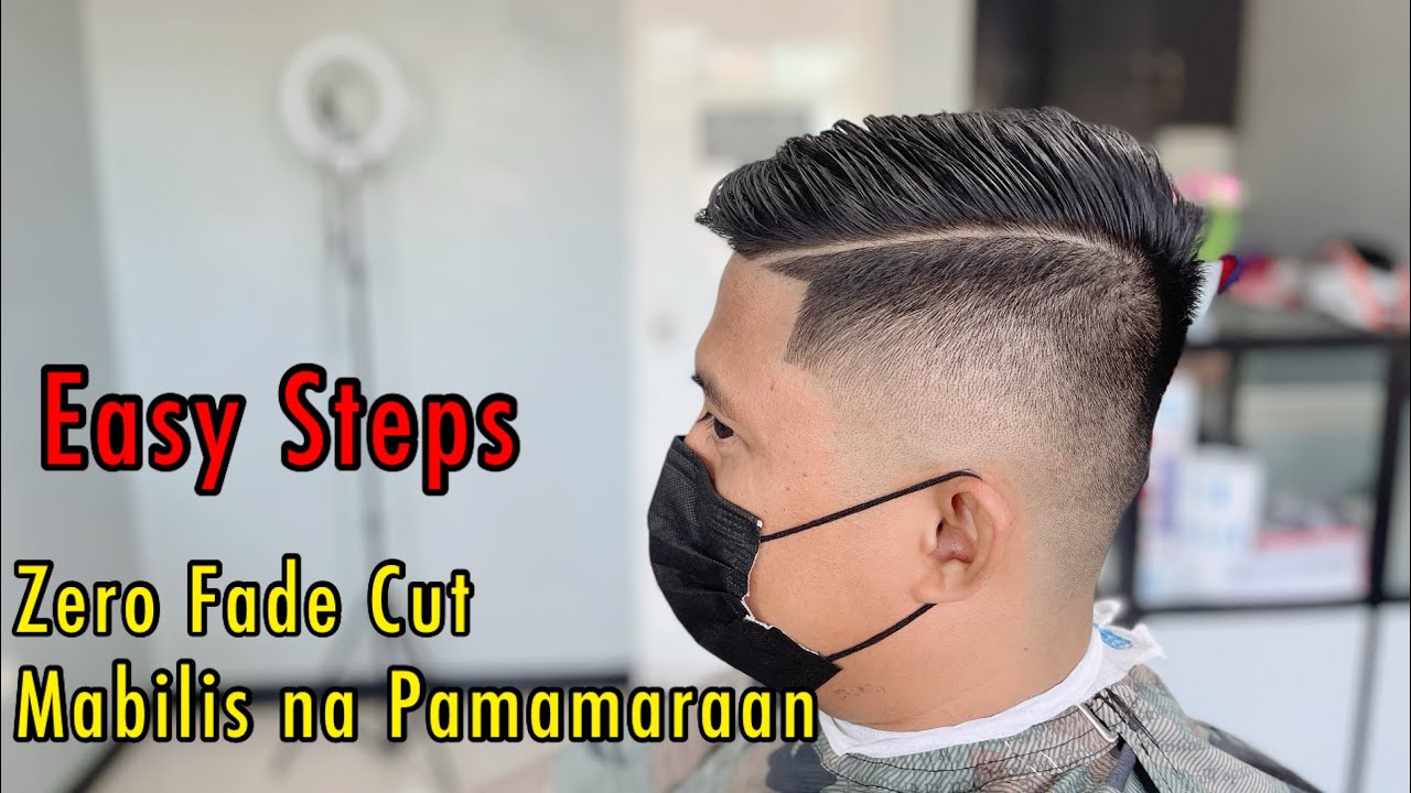 Zero Fade Cut mabilis na pamamaraan,pero maayos na resulta