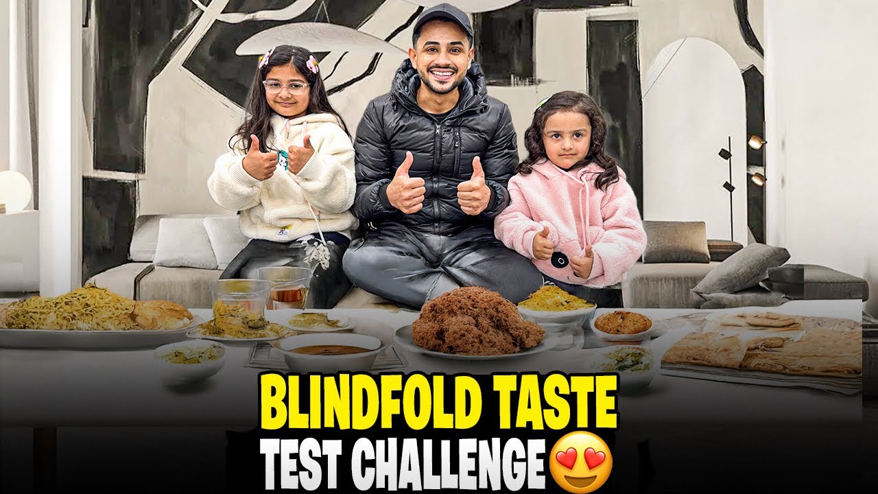 Bacho Ke Sath Blindfold Challenge | Pure Fun & Masti❤️ 