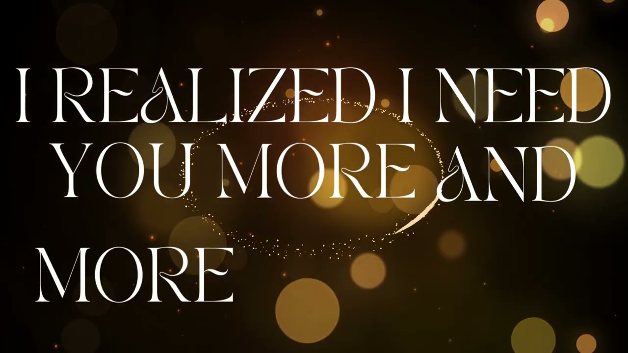 I Need Your Glory -Lyrics/ Instrumental w/ background vocals