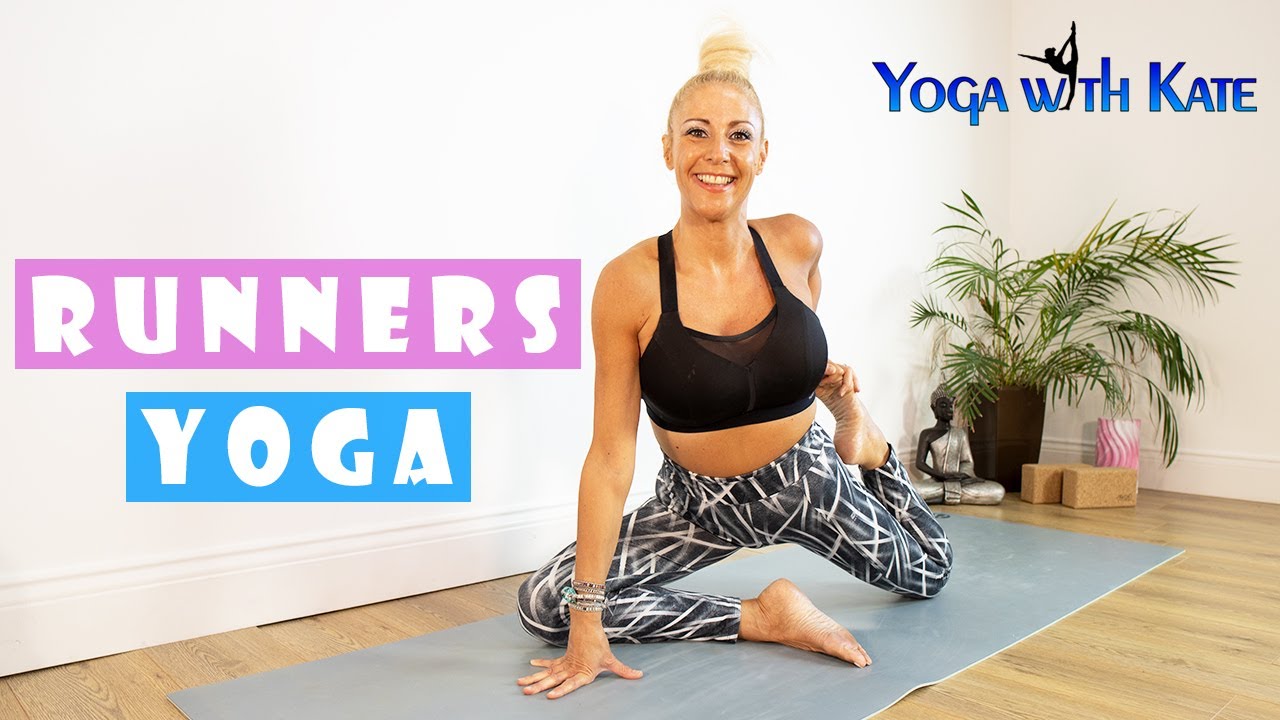 Yoga for Runners | Runners Yoga | Runners Stretch | Stretches for Runners | Yoga with Kate | 4K