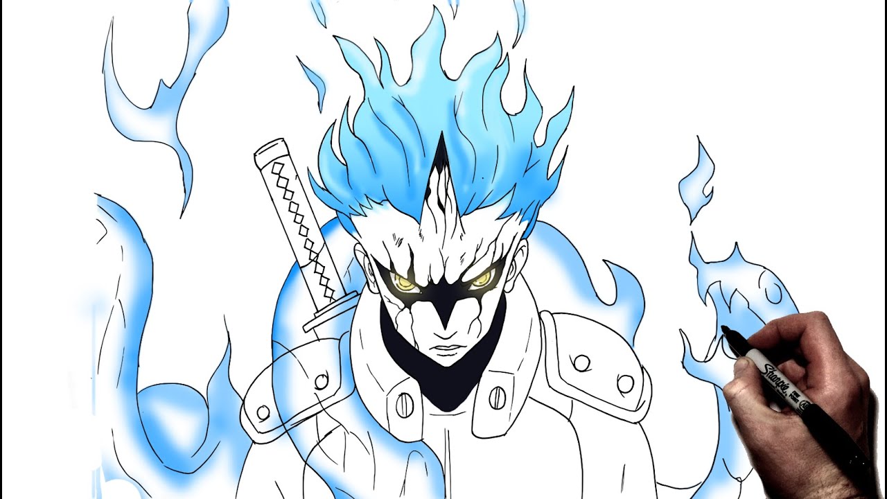 How To Draw Mitsuki Sage Mode | Step By Step | Boruto