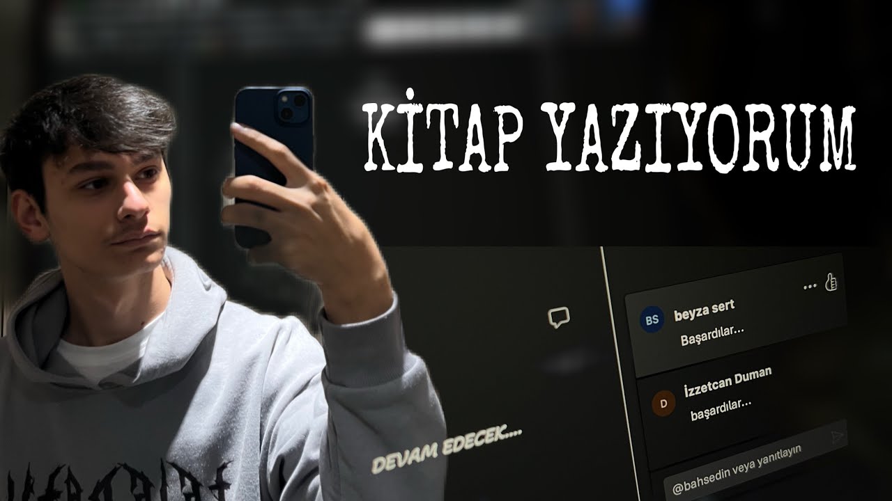 BENİMLE KİTAP YAZIN! (KURŞUNİ RENKLER BİTİŞ SERÜVENİ) #yazmavlog 