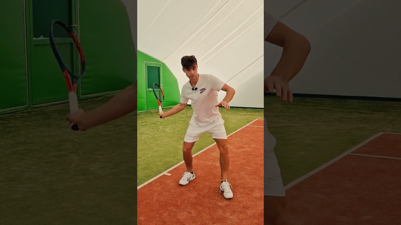 Proste ćwiczenie a dużo zmienia! #tenis #tenniscourt #tenniscoach #tennisplayer #coachr #trener