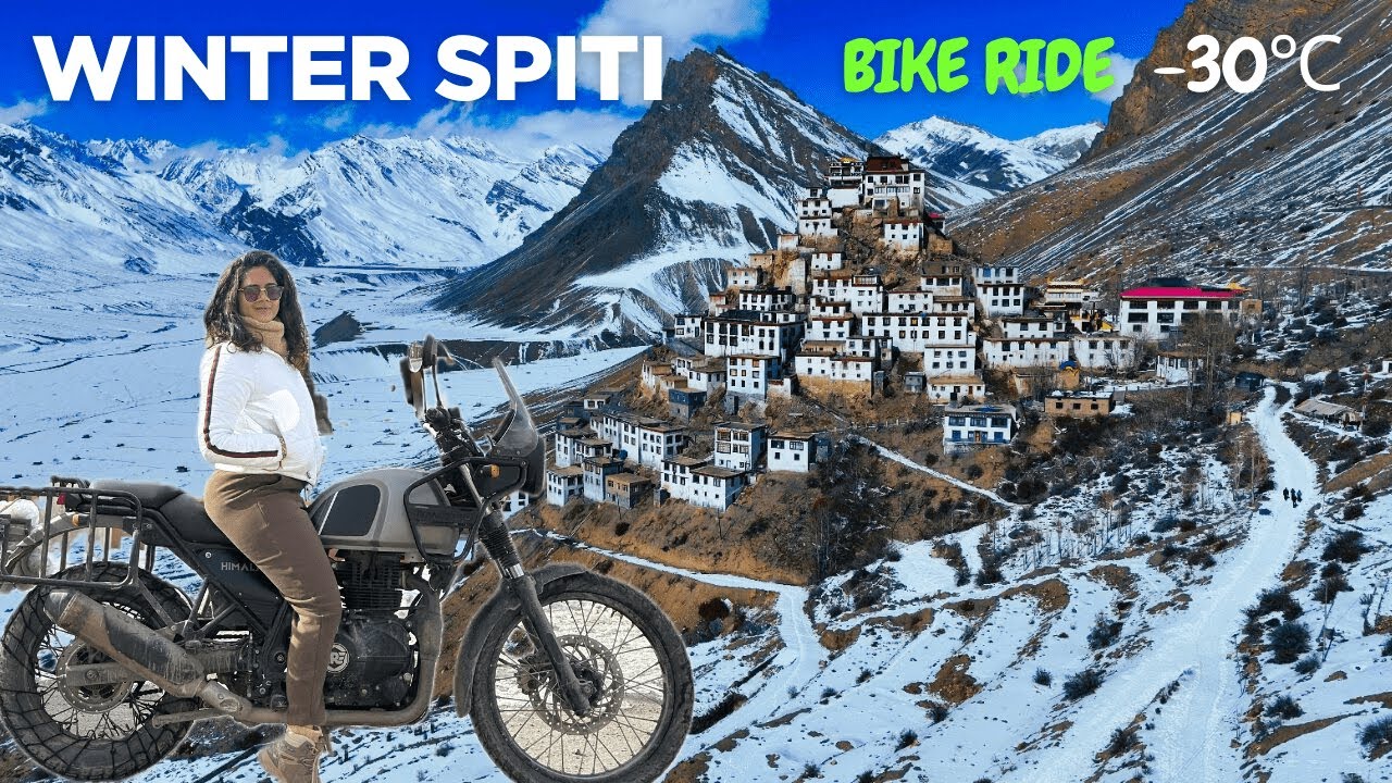 Winter Spiti tour bike se poora kar hi liya | Winter Expedition | Ep4 | Traveling_Trinetra