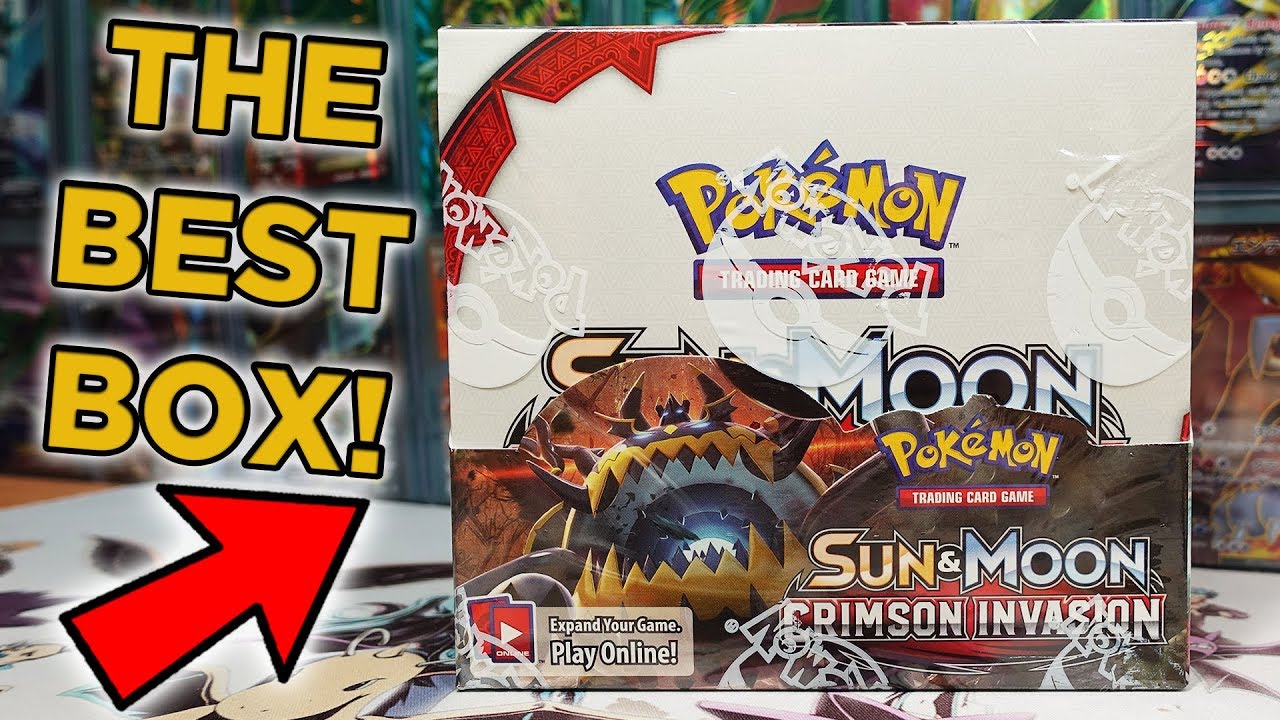 OPENING THE BEST CRIMSON INVASION POKEMON BOOSTER BOX! (1/3)