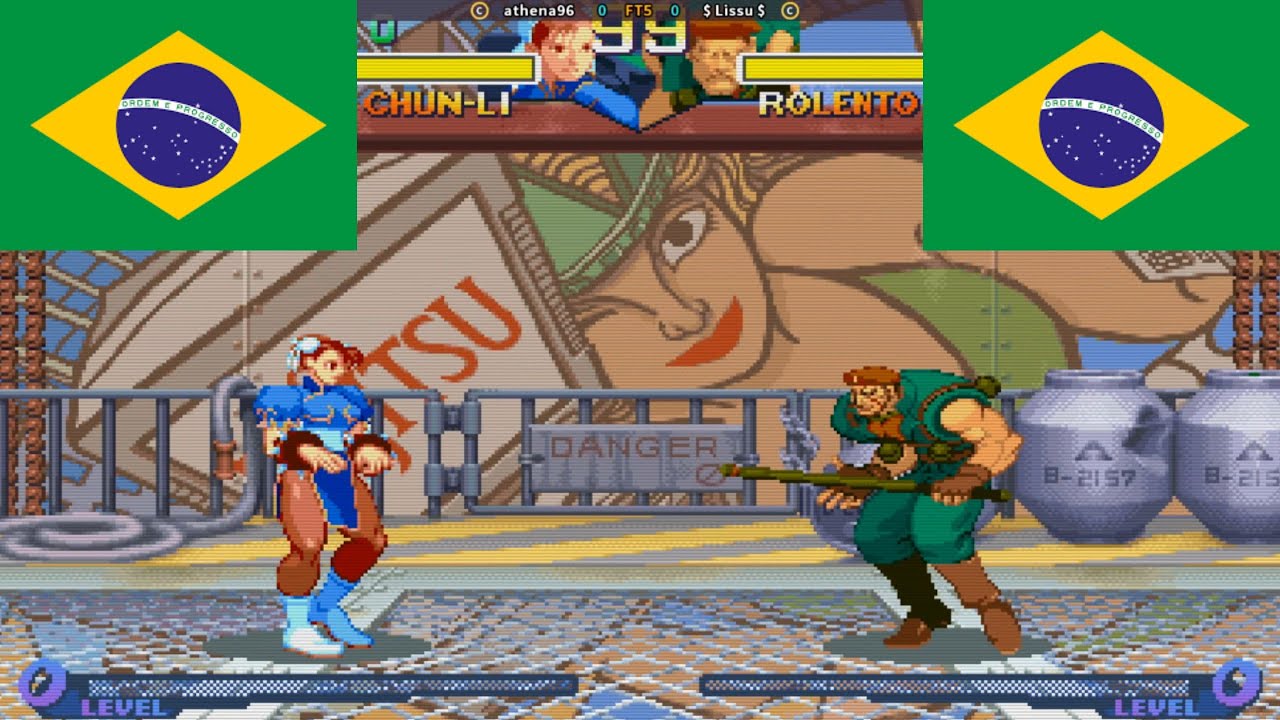 Street Fighter Alpha 2 FT5 athena96  Brazil VS $ Lissu $  Brazil