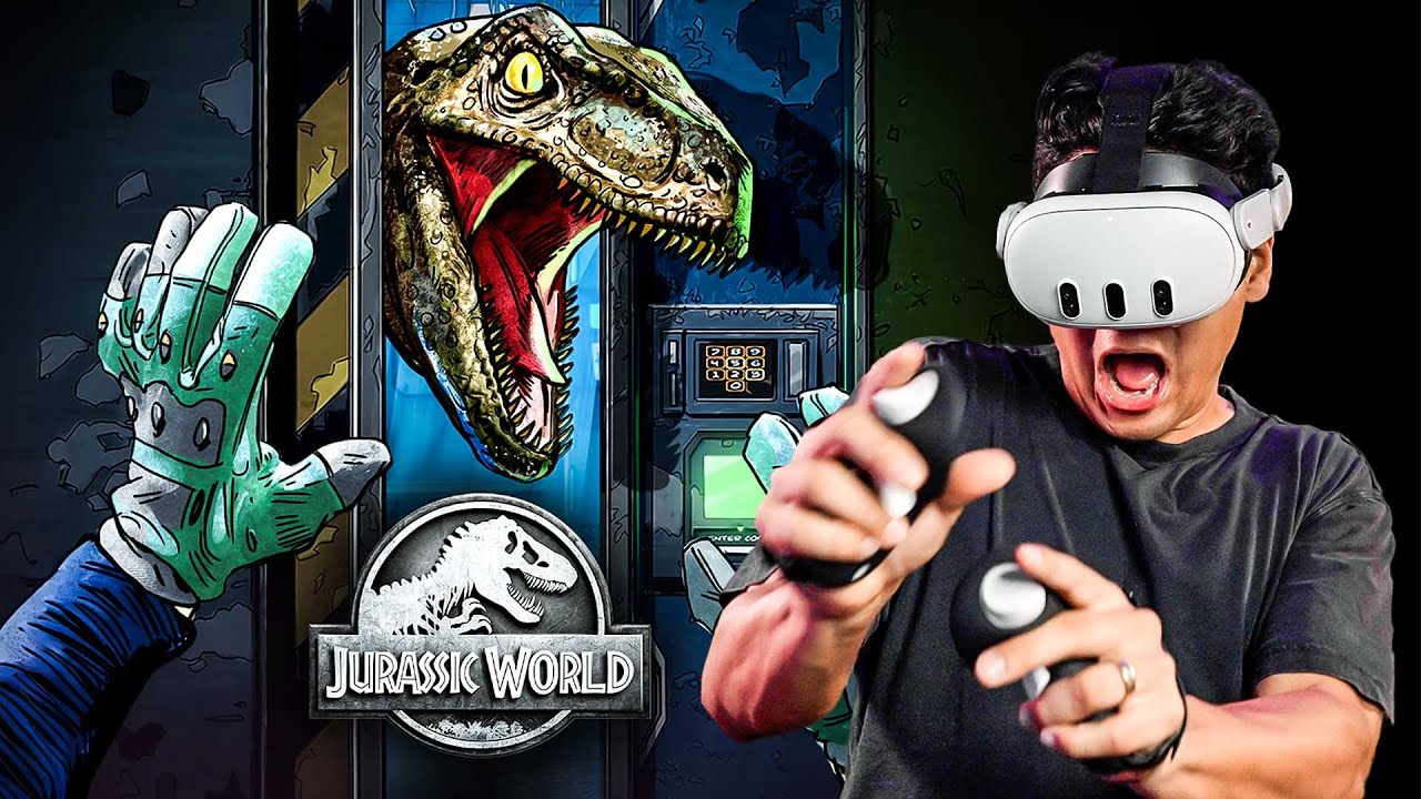 Jurassic World en realidad virtual | SUSPENSO TOTAL 😨
