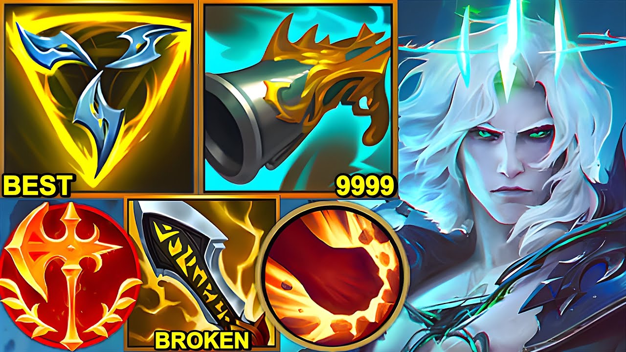 Wild Rift China Viego - PENTAKILL Collector FULL DAMAGE VIEGO Build Runes - Sovereign Rank Gameplay