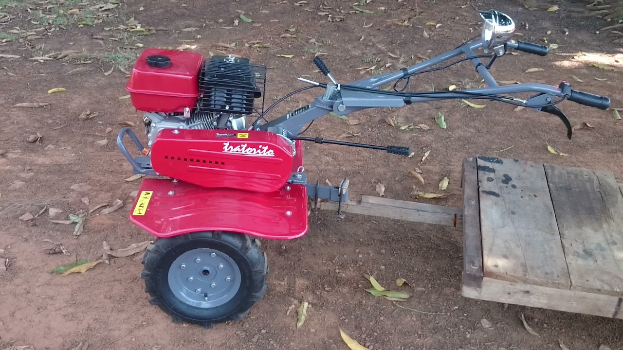 Método simples de adaptar carreta em Tratorito Branco Bttg 6.5