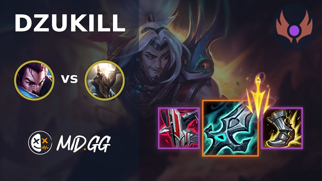 MID.GG: [ Dzukill ] Yasuo TOP vs Pantheon | EUW MASTER | LOL Season 2026
