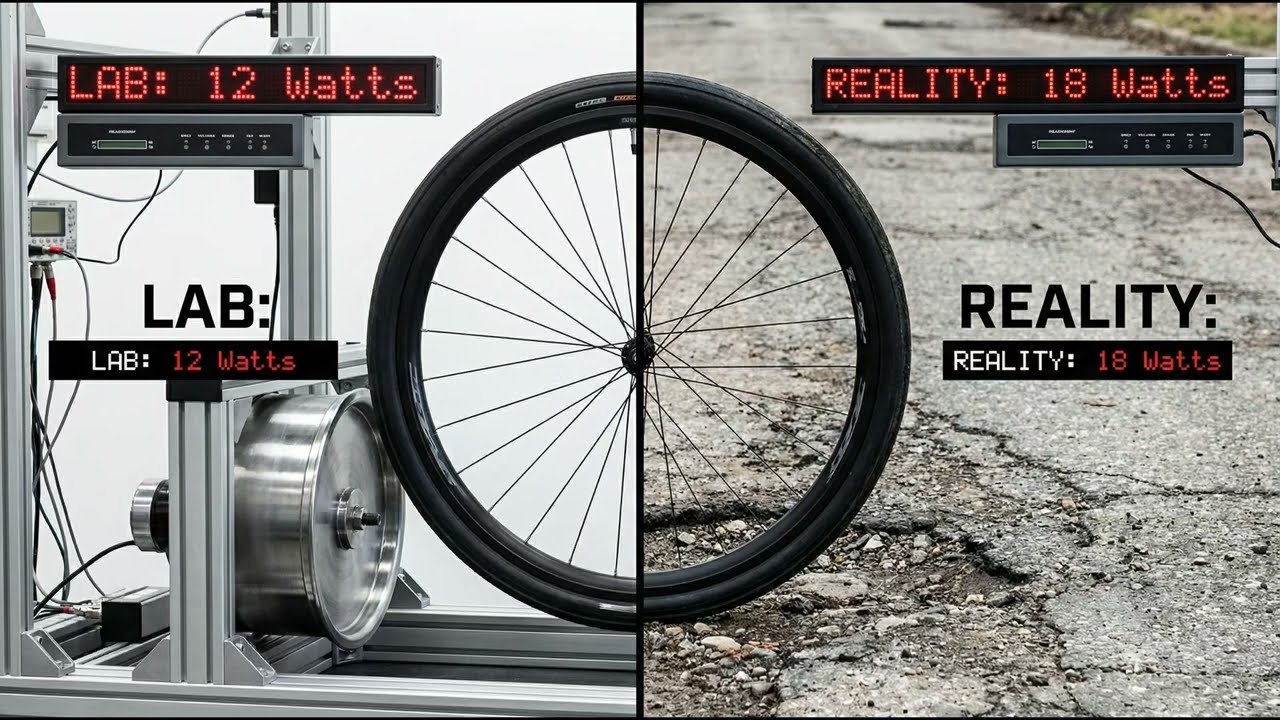 Why Tire Rolling Resistance Tests Are Lying to You (Physics Explained)