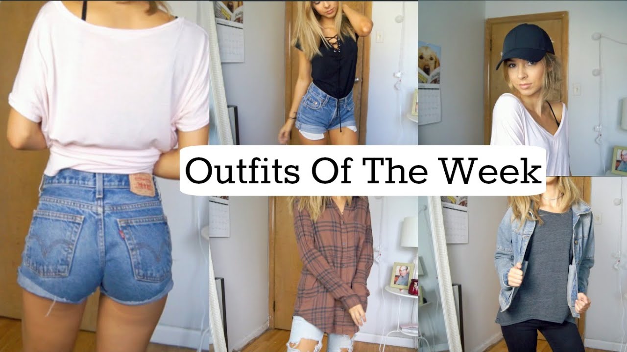 A Week in my College Wardrobe