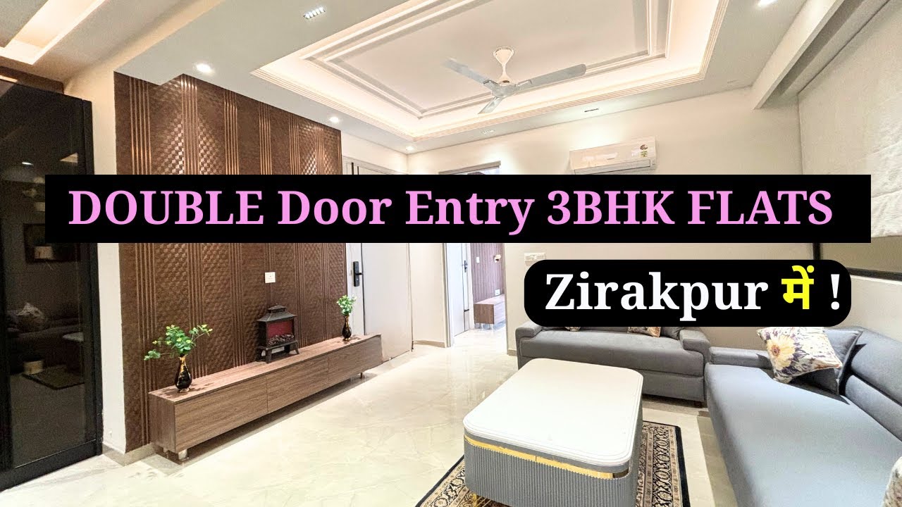 Yeh Hai Double Door Entry 3Bhk Flats in Zirakpur For Sale | Near Chandigarh