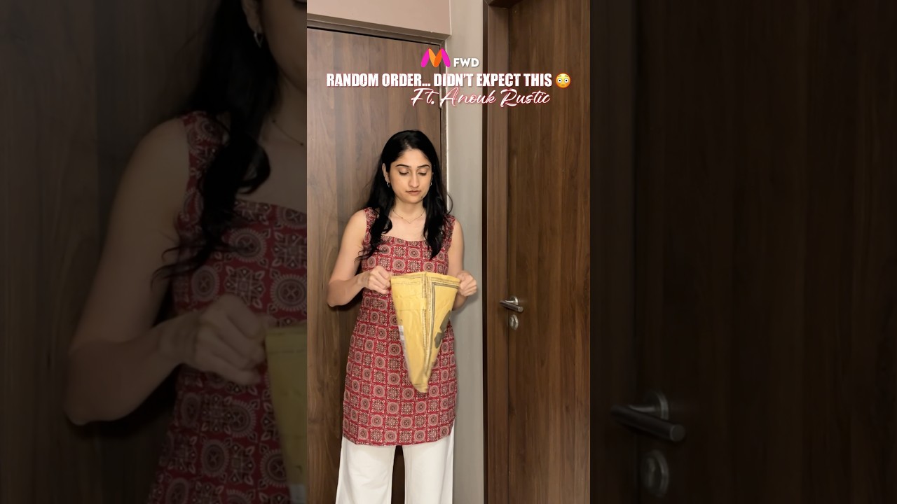 Myntra Kurta Set for ₹999 😍 Anouk Rustic Cotton Kurta Set Review | Affordable Myntra Finds