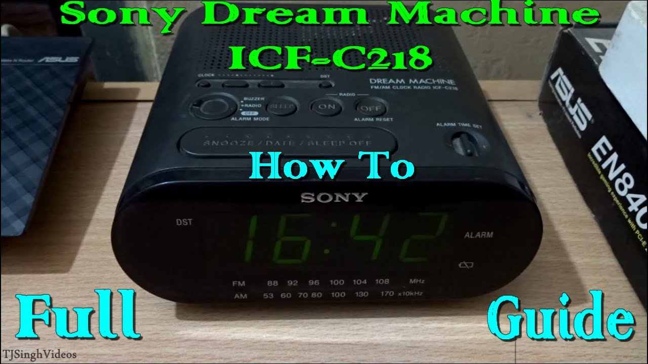 Руководство по Sony Dream Machine ICF-C218 [2025]