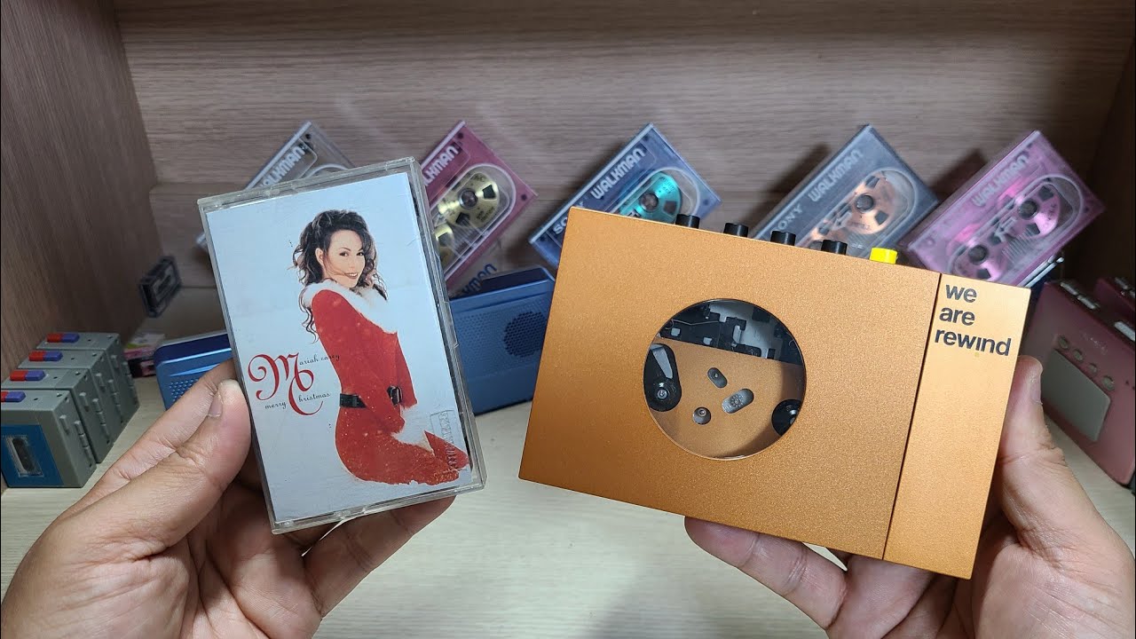 All Want For Christmas Is You WE ARE REWIND Cassette Player Walkman