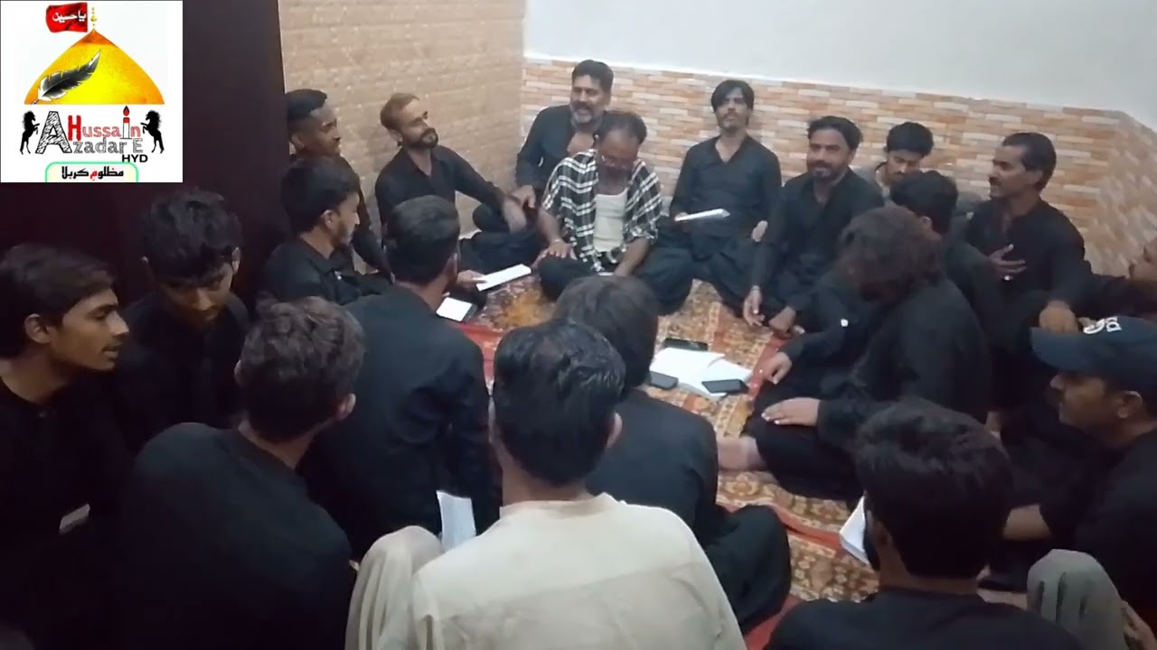 عزاداری مظلوم کربلا شہزاد پور انجمن لائیو عزاداری