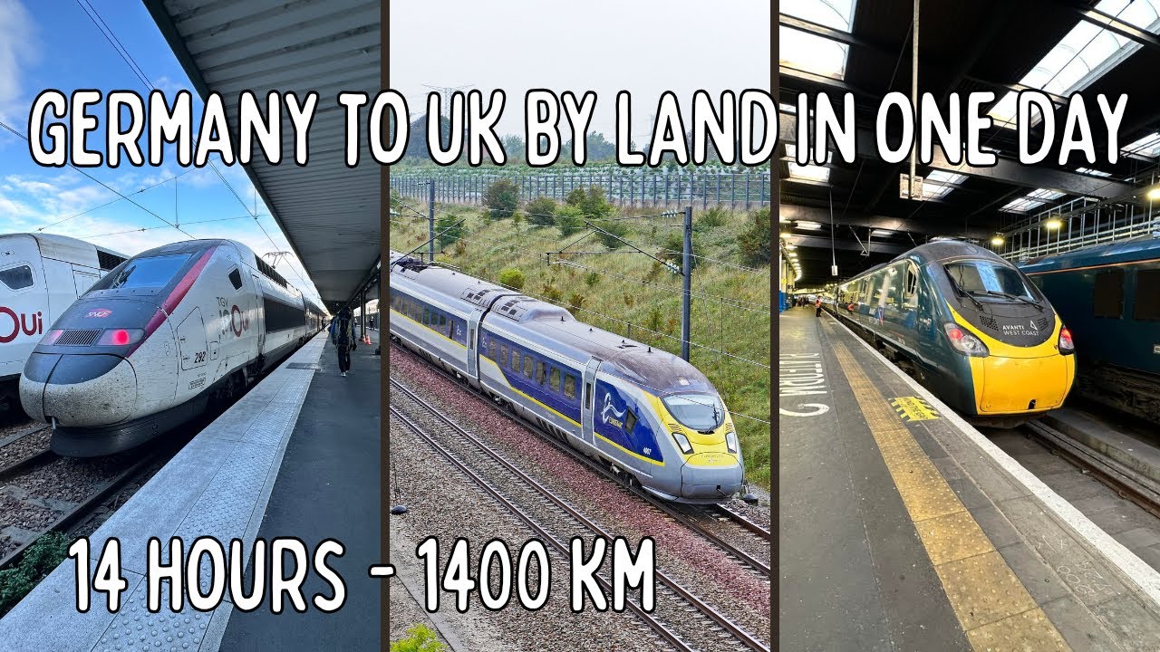 Munich to Manchester by Rail in FIRST CLASS!