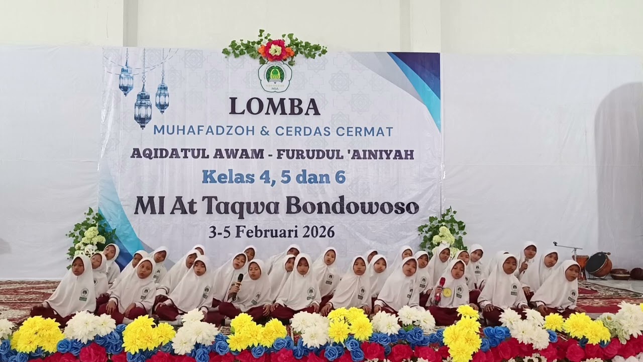 Muhafadzoh Aqidatul Awam Kelas 4C MI At Taqwa Bondowoso