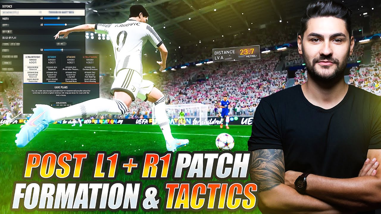 FIFA 23 AFTER R1+L1 PATCH RANK 1 META TACTICS - MY TOP 4 FORMATIONS!