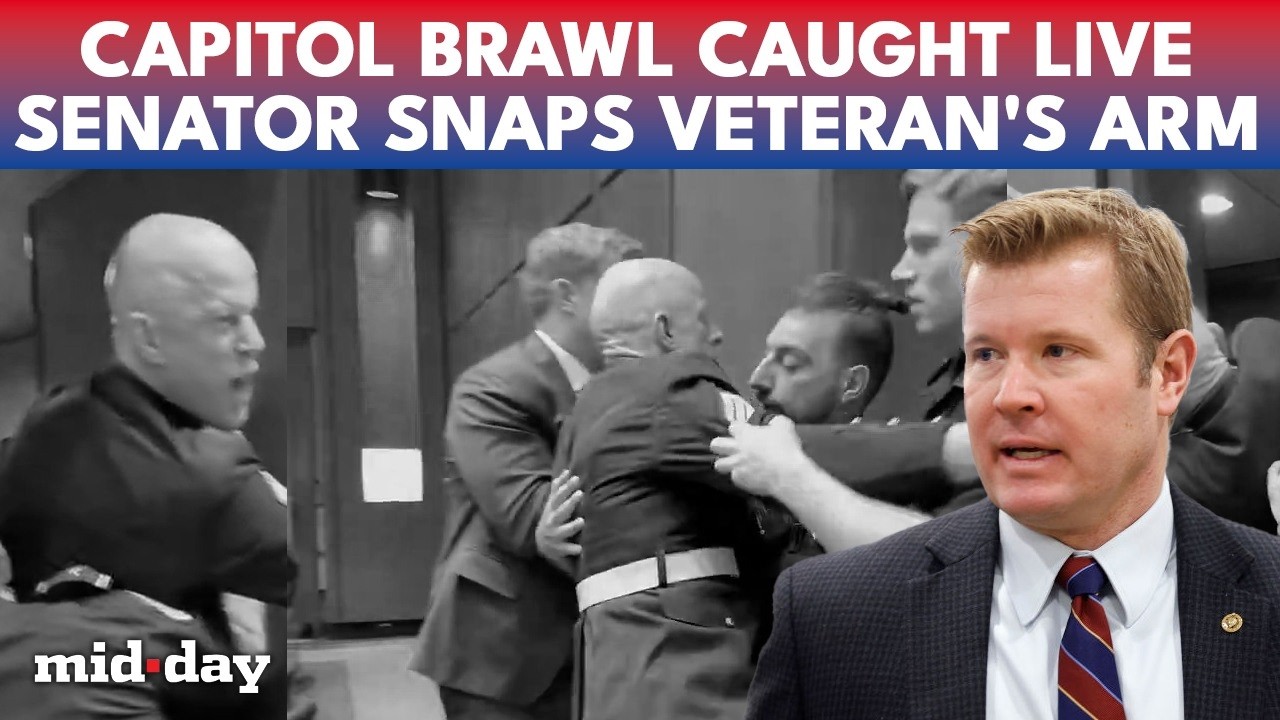 Senator Tim Sheehy BREAKS Veteran’s Arm? Dramatic Capitol Scuffle Caught on Camera | WATCH
