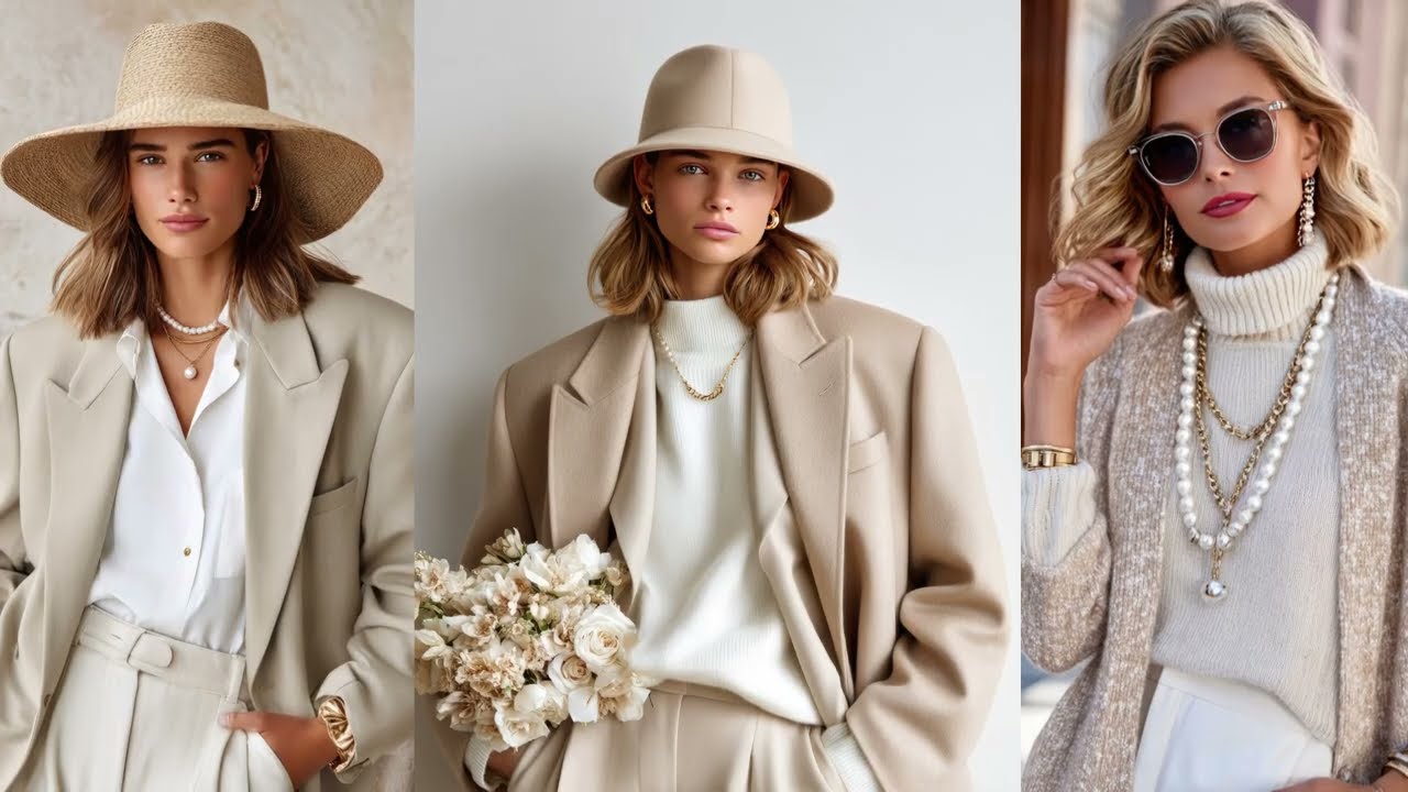 Весна-лето 2026 от Ralph Lauren: Нежный серо-бежевый и жемчужный цвета – сдержанная роскошь в ули...