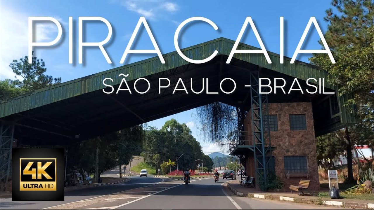 Piracaia 4K - Dirigindo nas Ruas - São Paulo Brasil - 26/04/2022