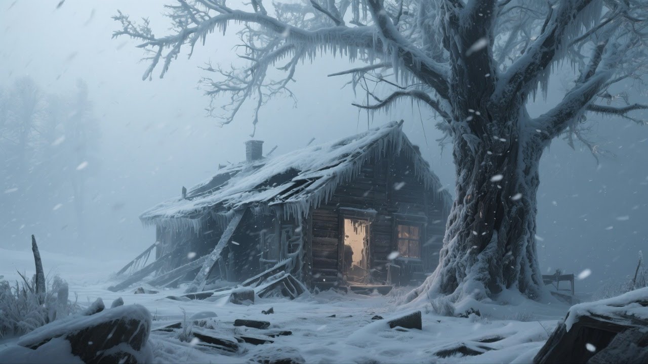 Blizzard Night Madness | Howling Snowstorm 