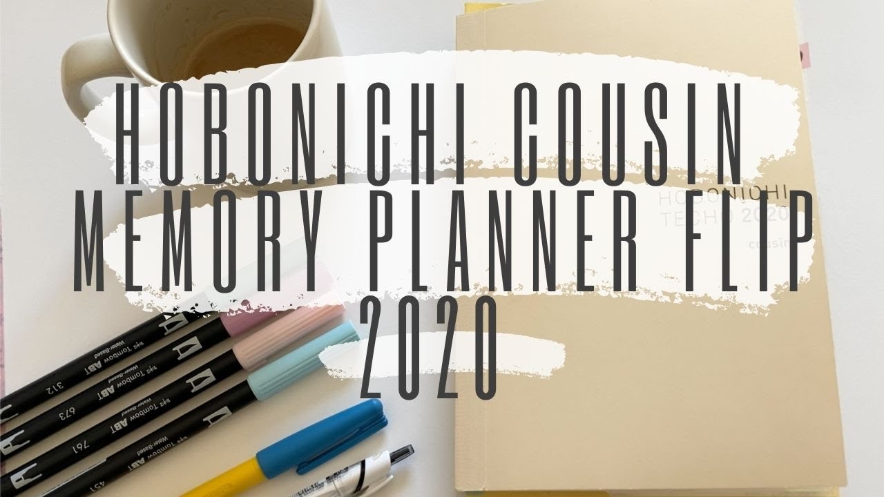 Hobonichi A5 Cousin Memory Planner Flip (2020)