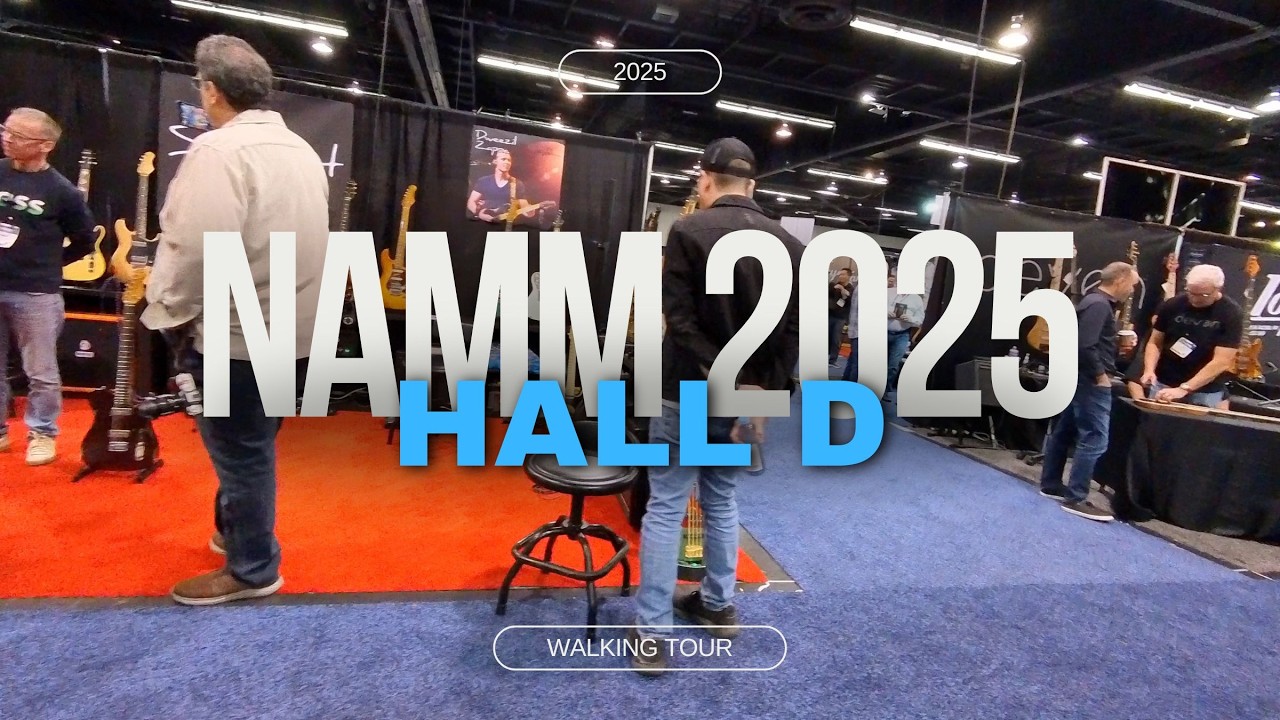 Complete Tour of NAMM Show Hall D 2025