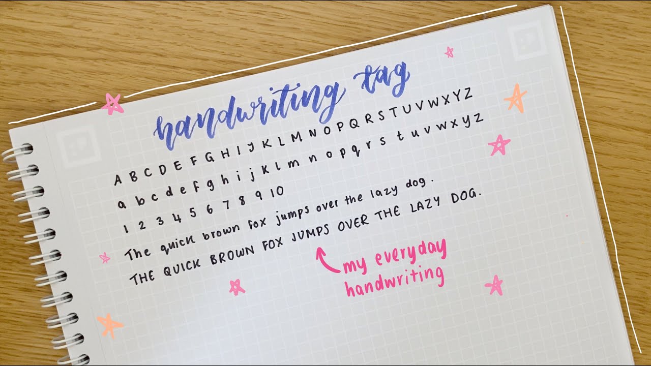 My Handwriting Tag | Zennie