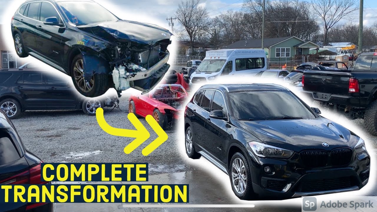 Rebuilding a BMW X1 for our mother! Full rebuild, start to finish!!