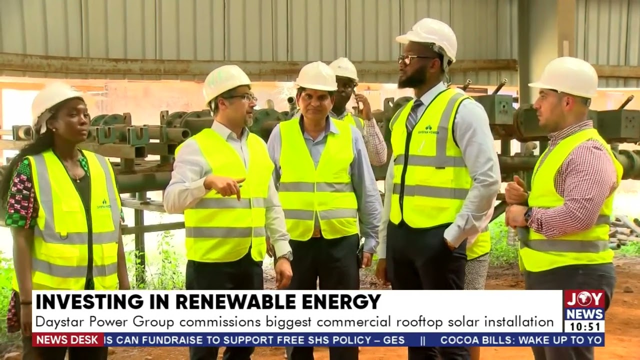 Renewable Energy: Daystar Power Group commissions biggest commercial rooftop solar installation