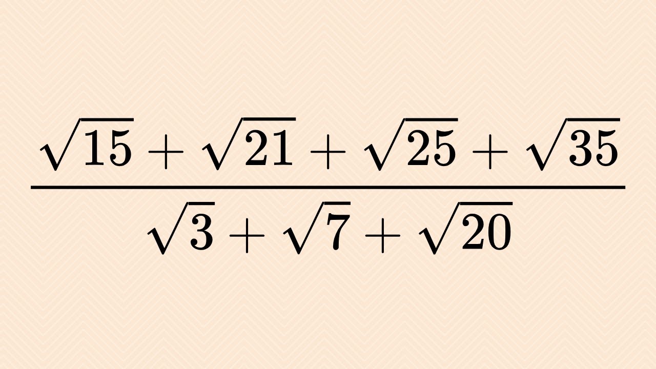 USA | A Nice Square Root Algebra Problem | Math Olympiad