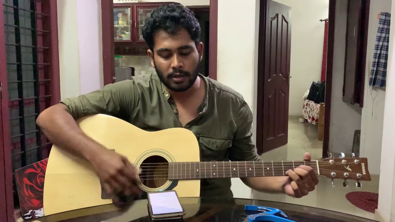 Netru illatha matram   Guitar cover by kannan