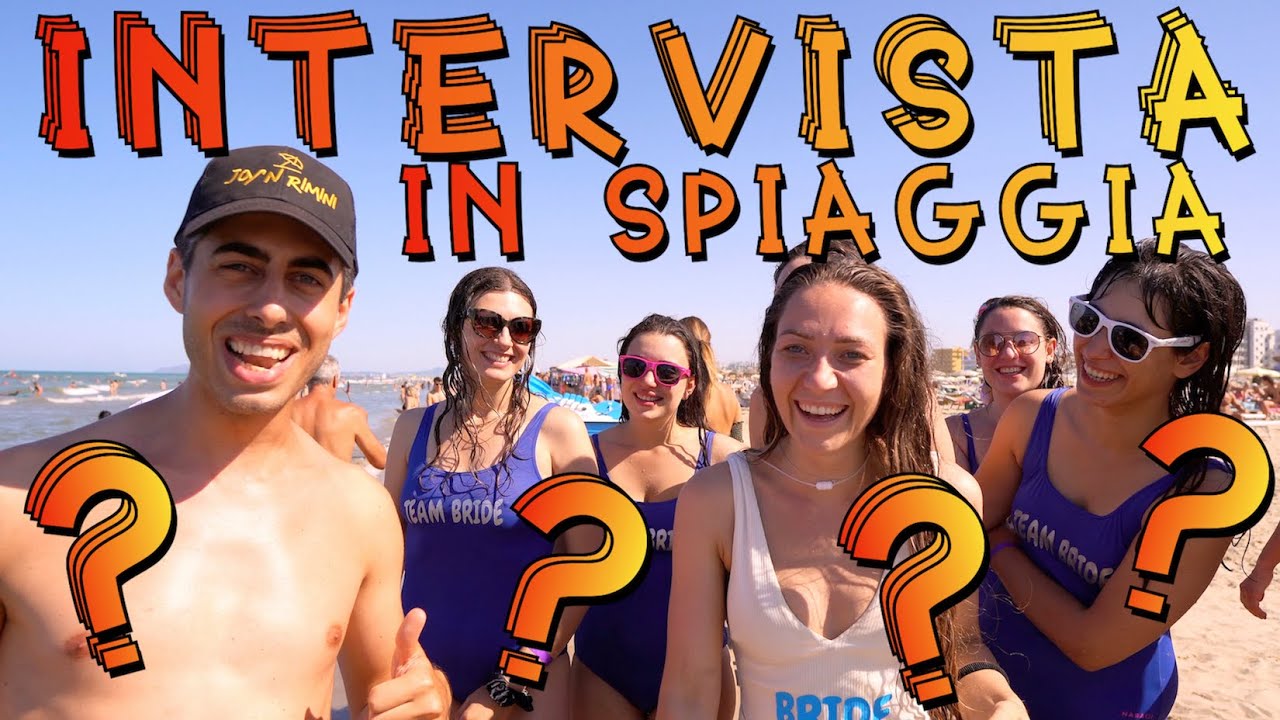 Intervista ai turisti sulla spiaggia di Rimini: cosa pensano di Rimini?