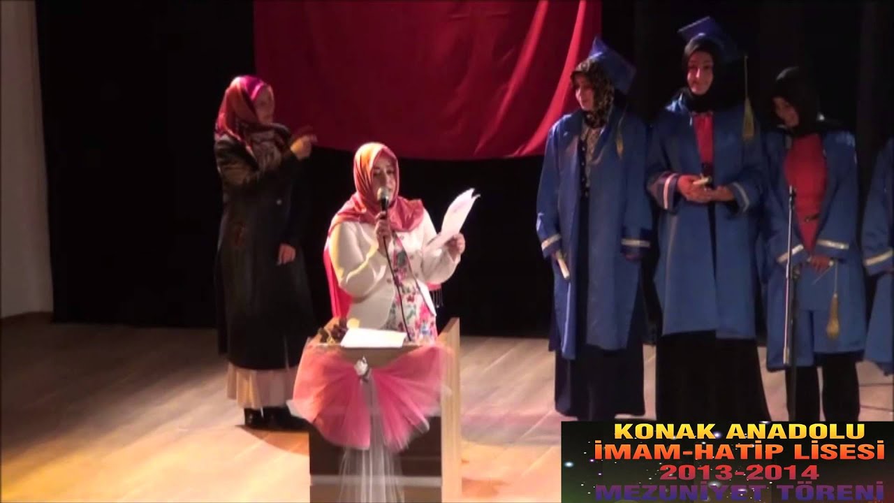 KONAK ANADOLU  İMAM HATİP LİSESİ 2013-2014 MEZUNİYET GECESİ