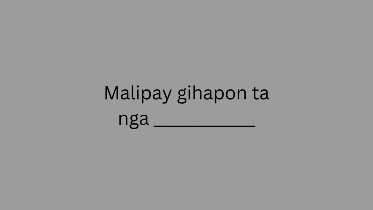 JW SONG 76 Unsay Imong Bation  Fill the blank lyrics
