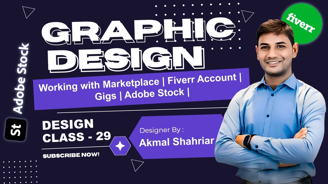 Working with Marketplace | Fiverr Account, Gigs | Adobe Stock |  @akmalshahriar-as @fiverr