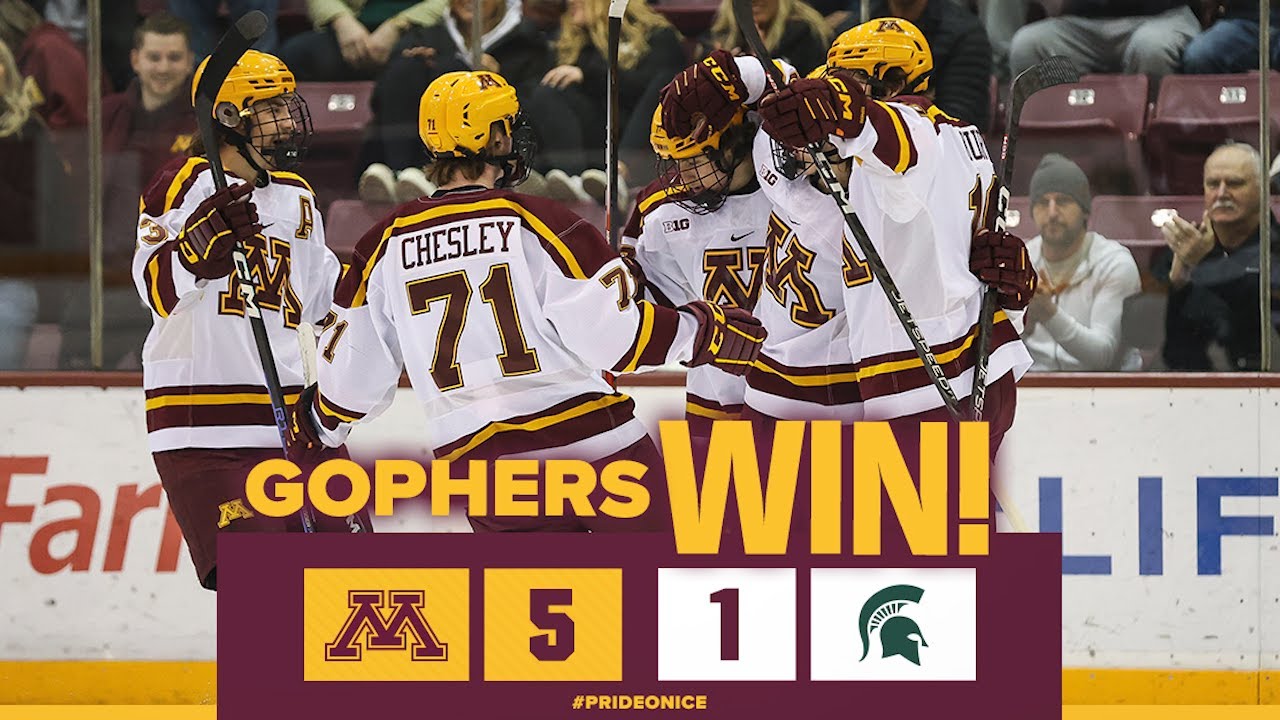 Highlights: #1 Minnesota Gopher Hockey Advances to Big Ten Championship Game