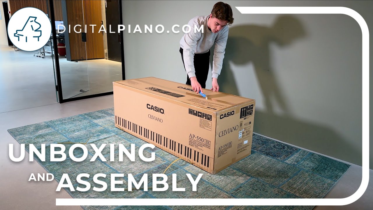Casio CELVIANO AP-550 | Unboxing & Assembly | Digitalpiano.com
