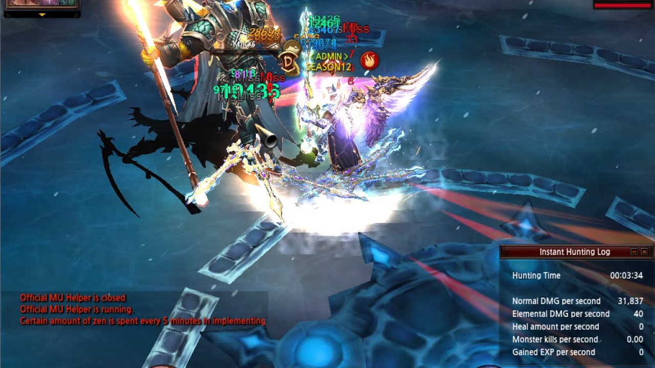 Mu Online Season 12 New Boss Mobs Nicks
