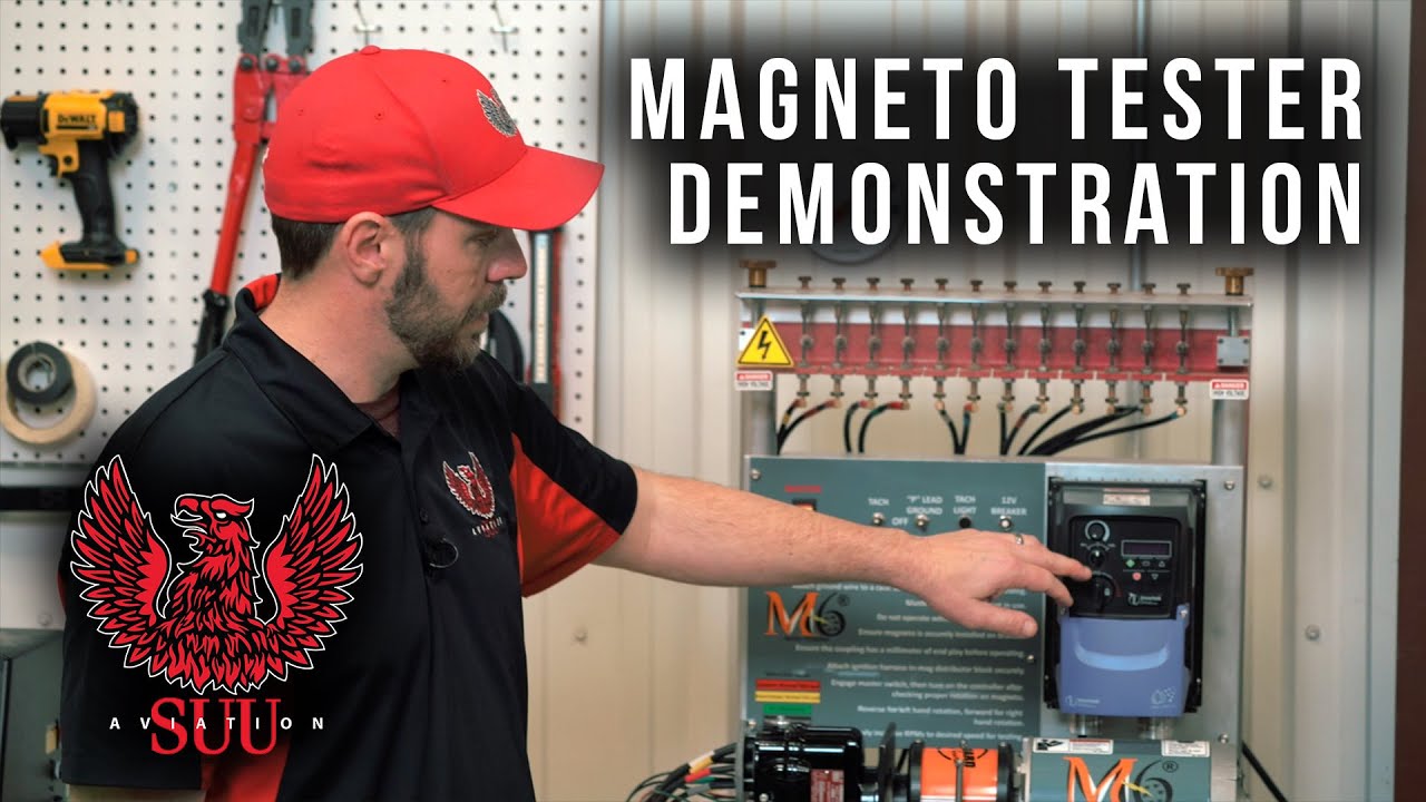 Magneto Tester Demonstration 🔧I SUU Aviation Maintenance Program