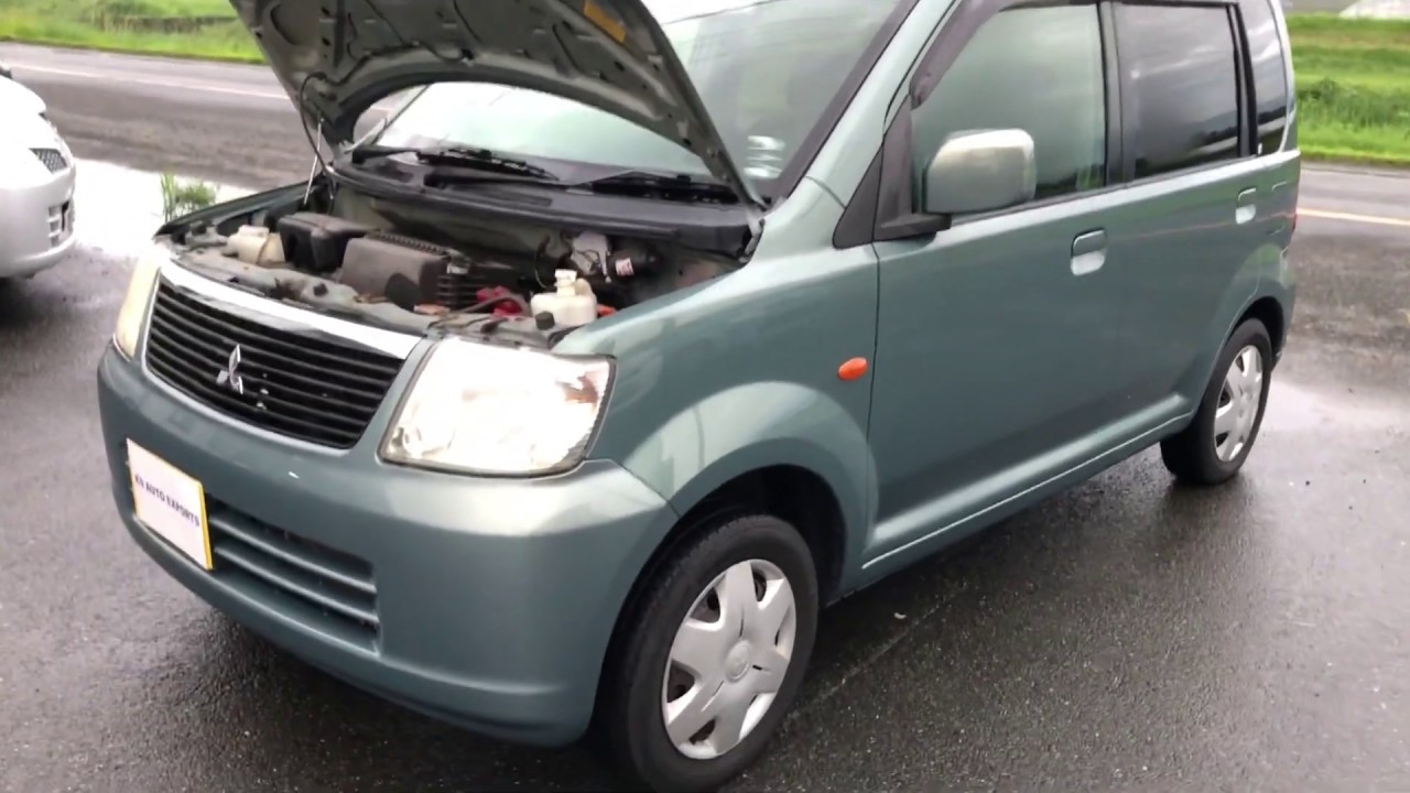 KS AUTO EXPORTS 2005 MITSUBISHI EK WAGON GREEN 1476